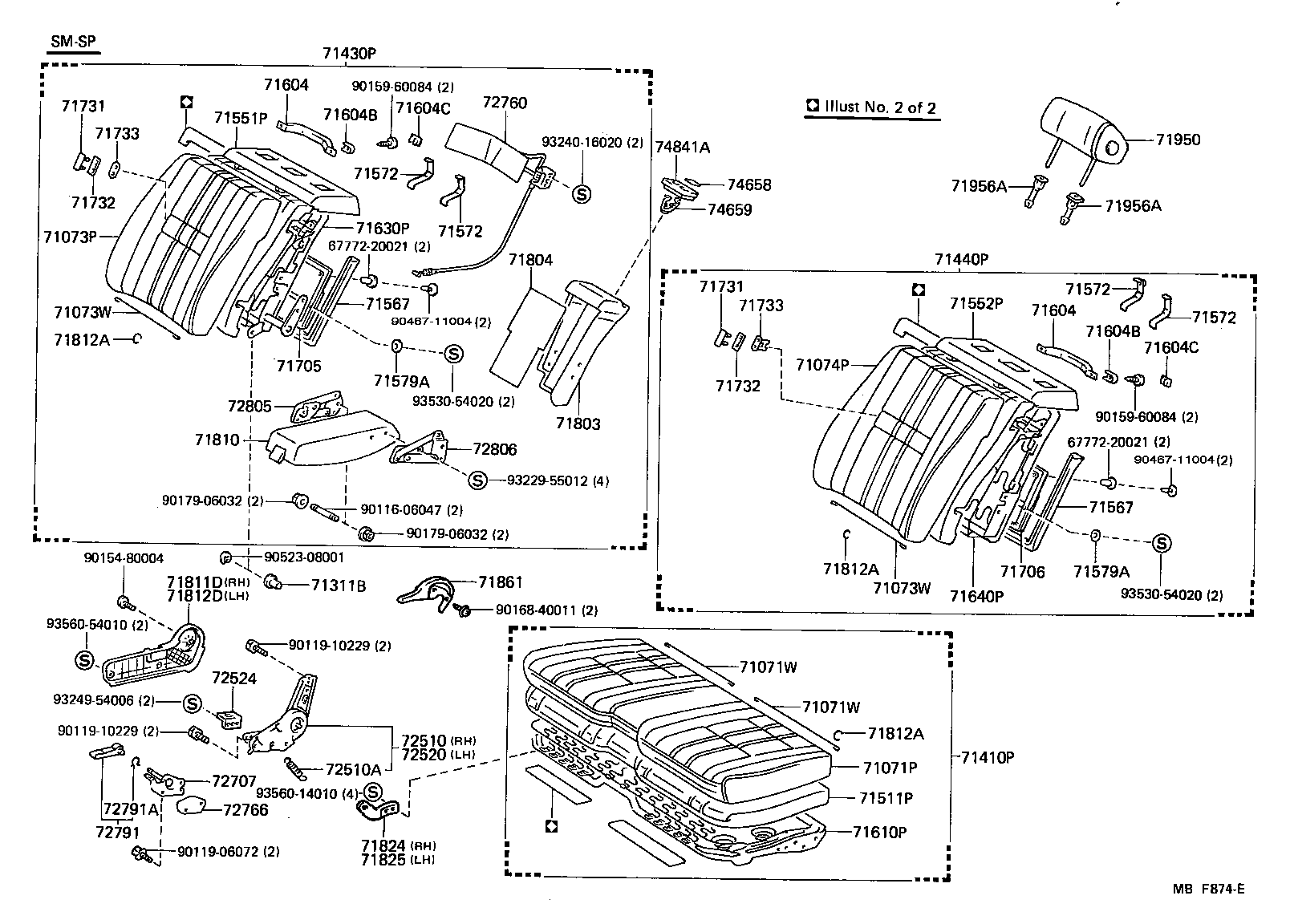  CROWN |  FRONT SEAT SEAT TRACK