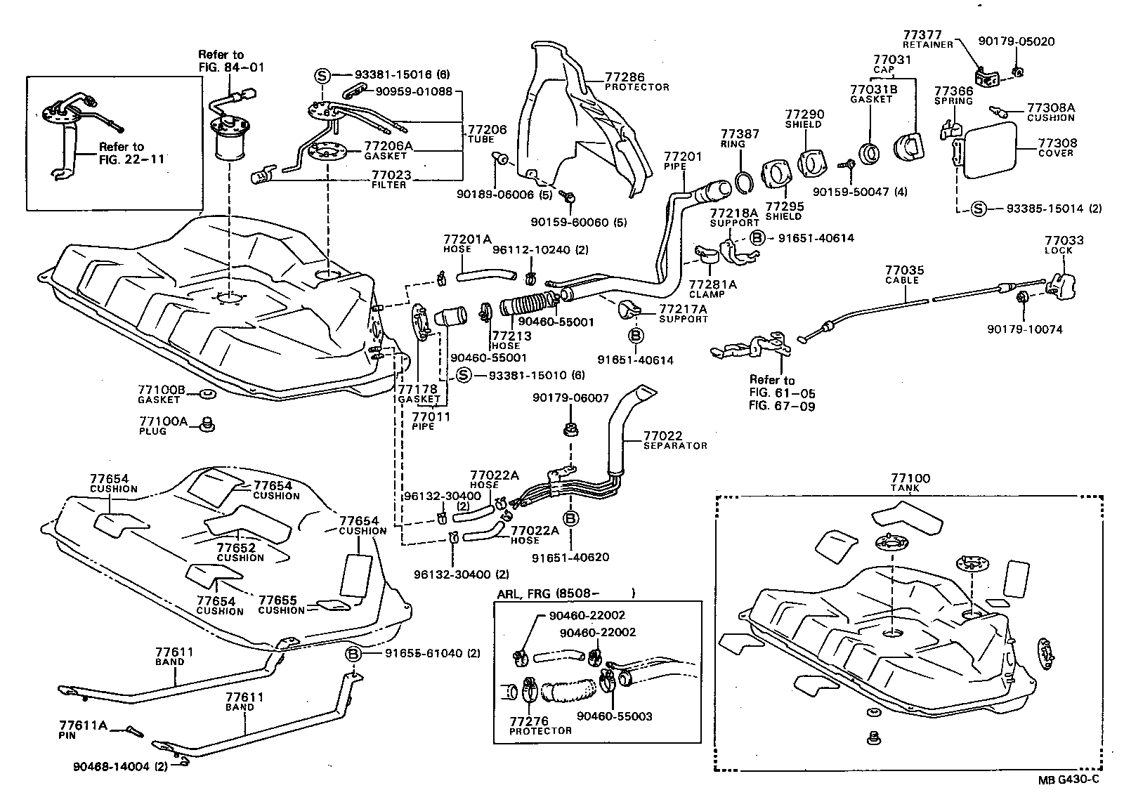  CAMRY |  FUEL TANK TUBE