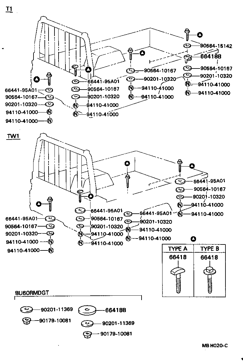  DYNA |  REAR BODY MOUNTING