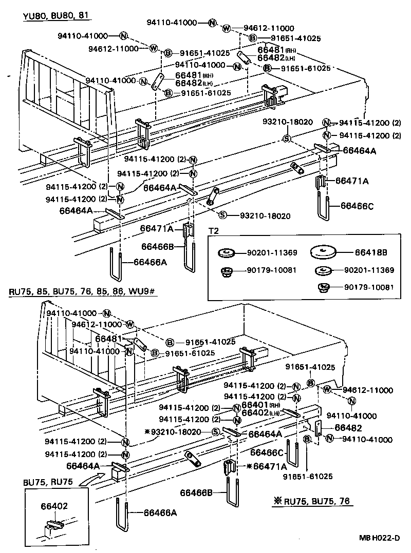  DYNA |  REAR BODY MOUNTING