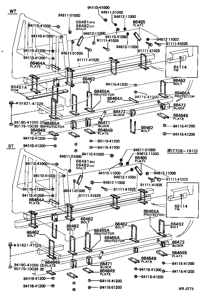  DYNA |  REAR BODY MOUNTING