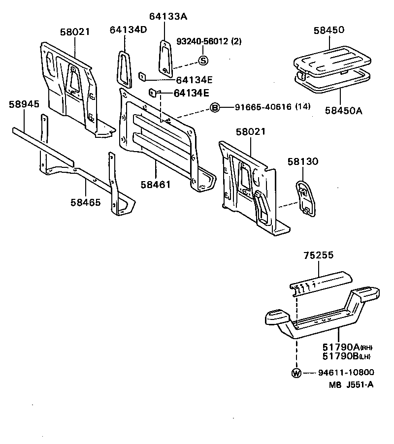  DYNA150 |  REAR FLOOR PANEL REAR FLOOR MEMBER