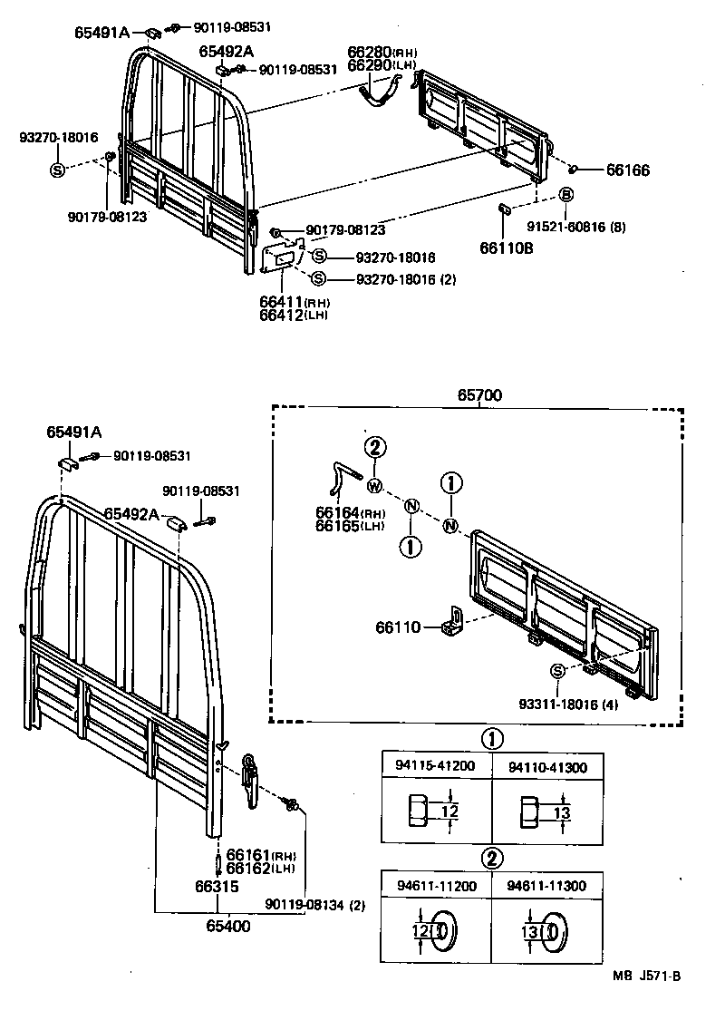  DYNA150 |  REAR BODY GUARD FRAME TAIL GATE