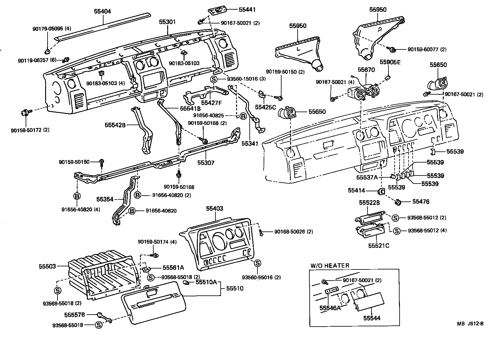  DYNA150 |  INSTRUMENT PANEL GLOVE COMPARTMENT