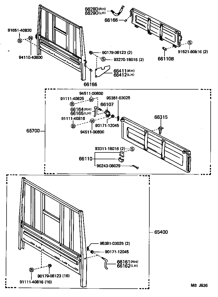  DYNA150 |  REAR BODY GUARD FRAME TAIL GATE