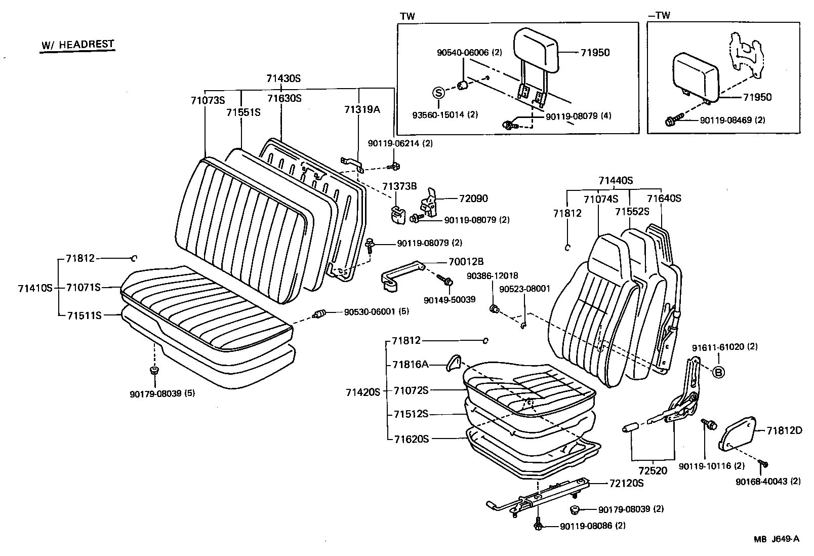  DYNA150 |  SEAT SEAT TRACK