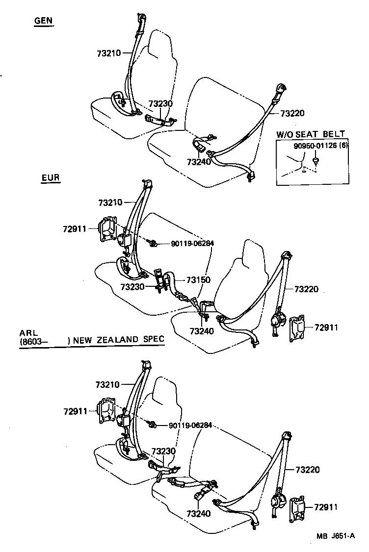  DYNA150 |  SEAT BELT