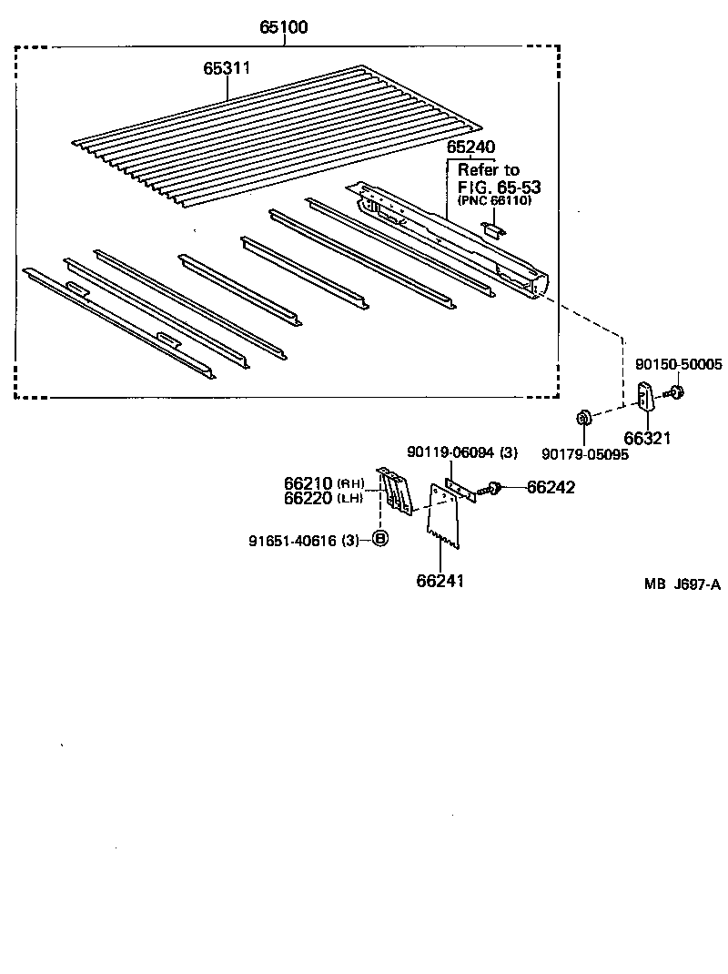  DYNA100 |  REAR BODY FLOOR FENDER