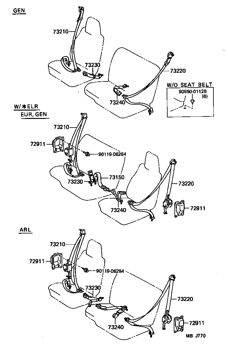  DYNA100 |  SEAT BELT