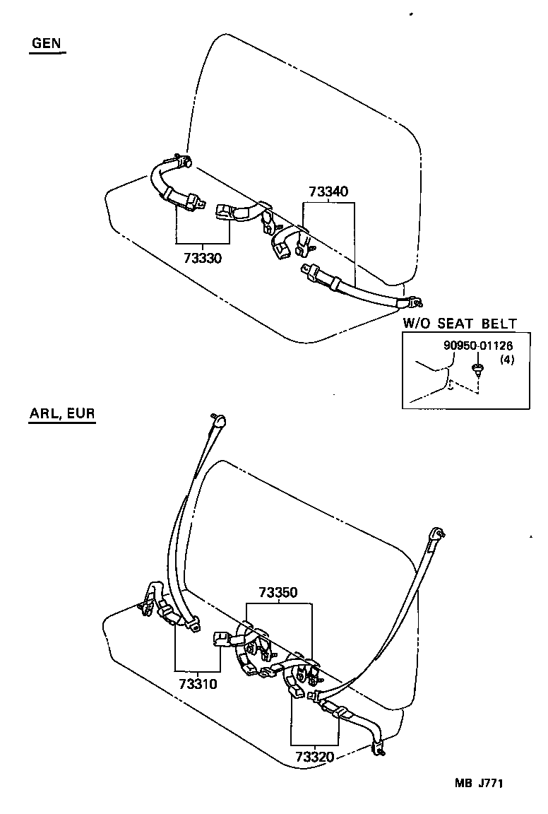  DYNA100 |  SEAT BELT