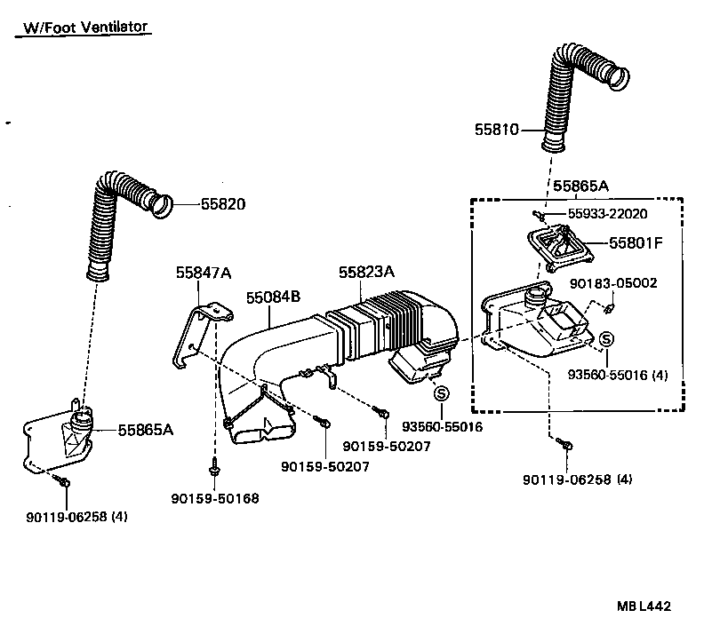  DYNA |  FRONT VENTILATOR