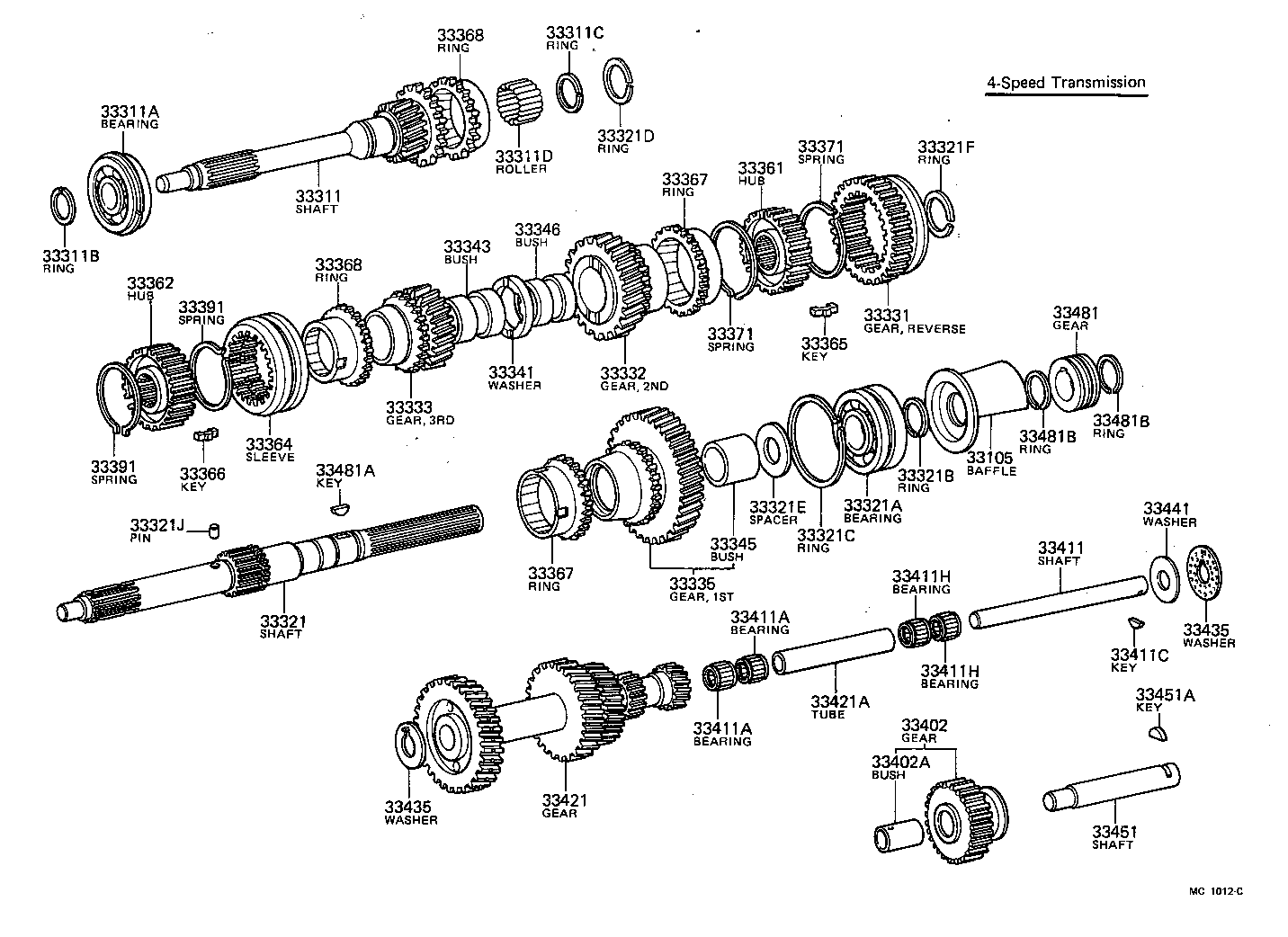  LITEACE |  TRANSMISSION GEAR MTM
