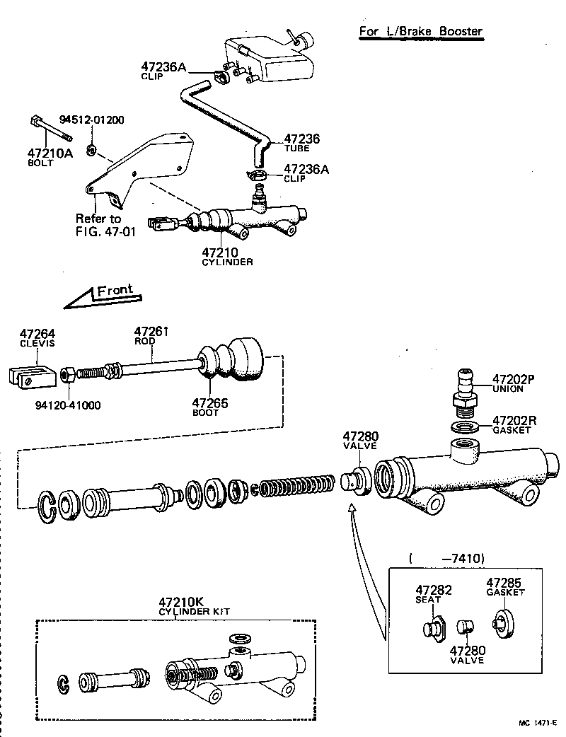  TOYOACE |  BRAKE MASTER CYLINDER