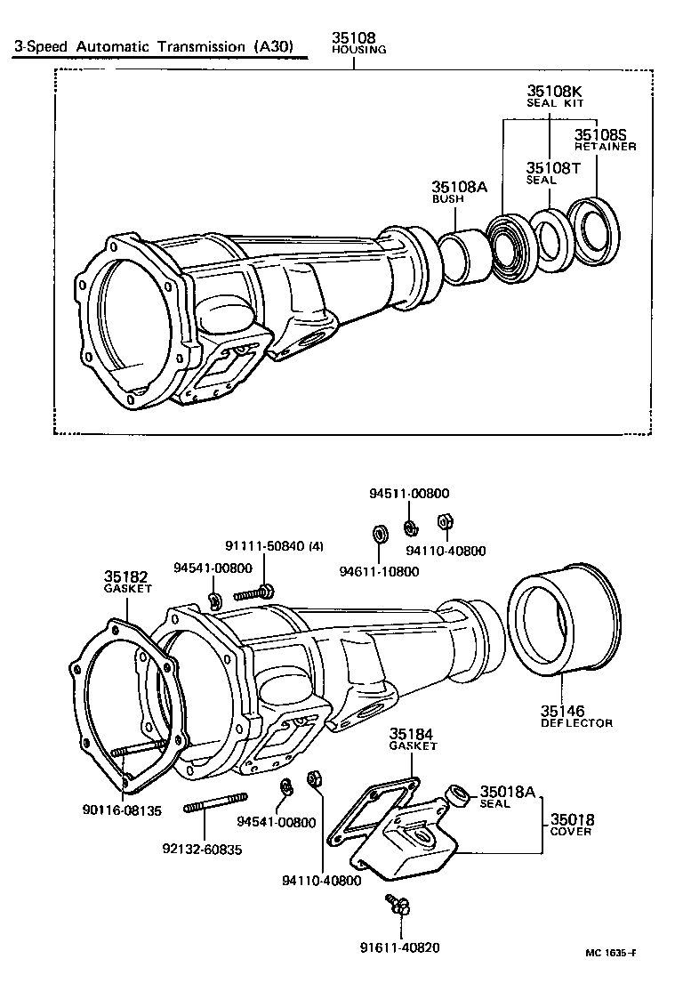  CROWN |  EXTENSION HOUSING ATM