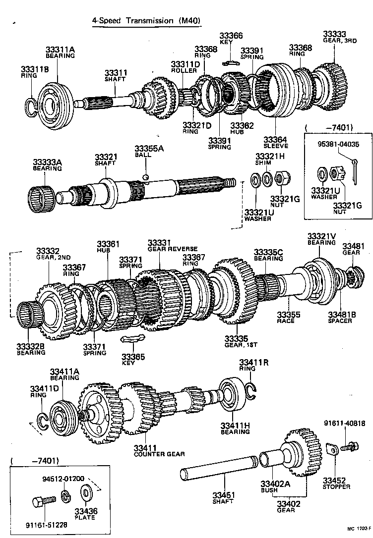  TOYOACE |  TRANSMISSION GEAR MTM