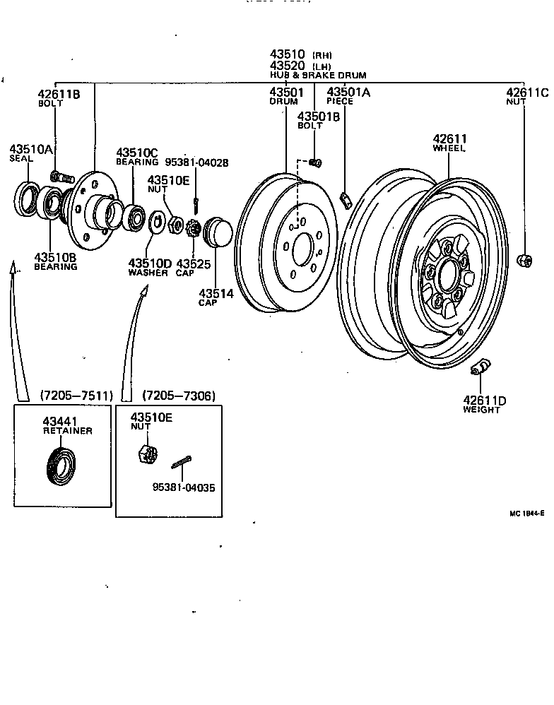  HILUX |  FRONT AXLE HUB