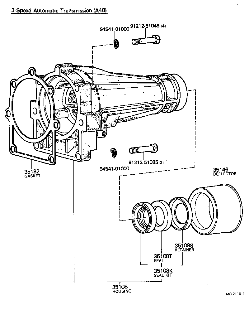  CARINA |  EXTENSION HOUSING ATM