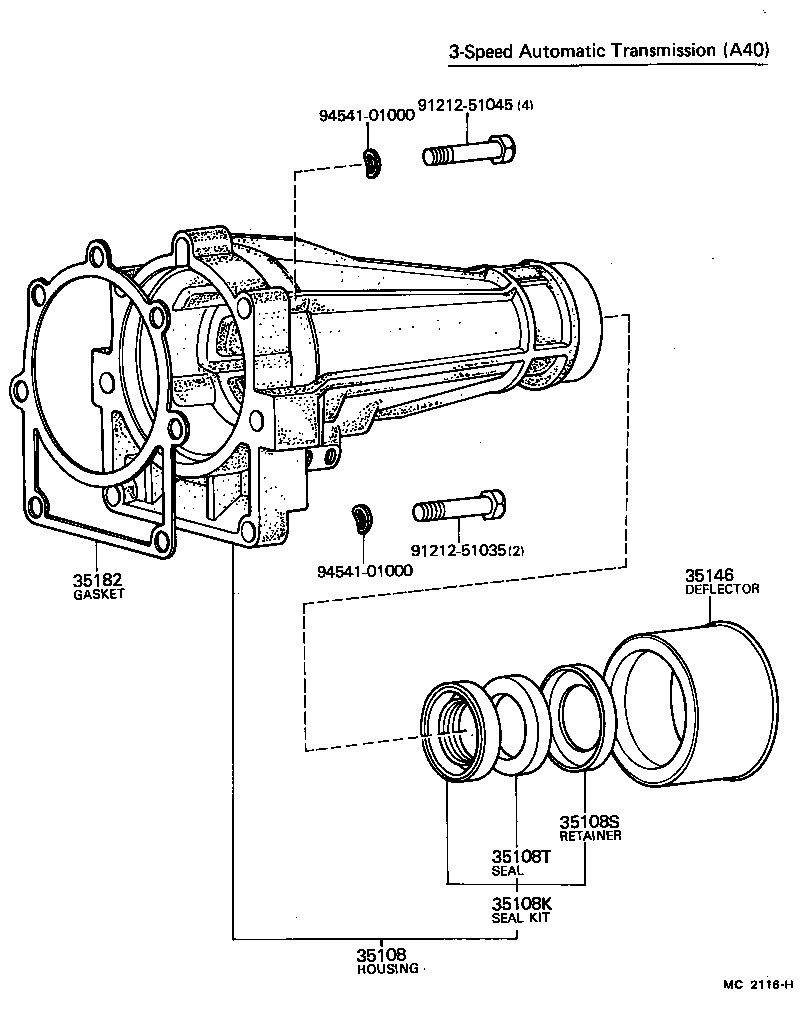  CELICA |  EXTENSION HOUSING ATM