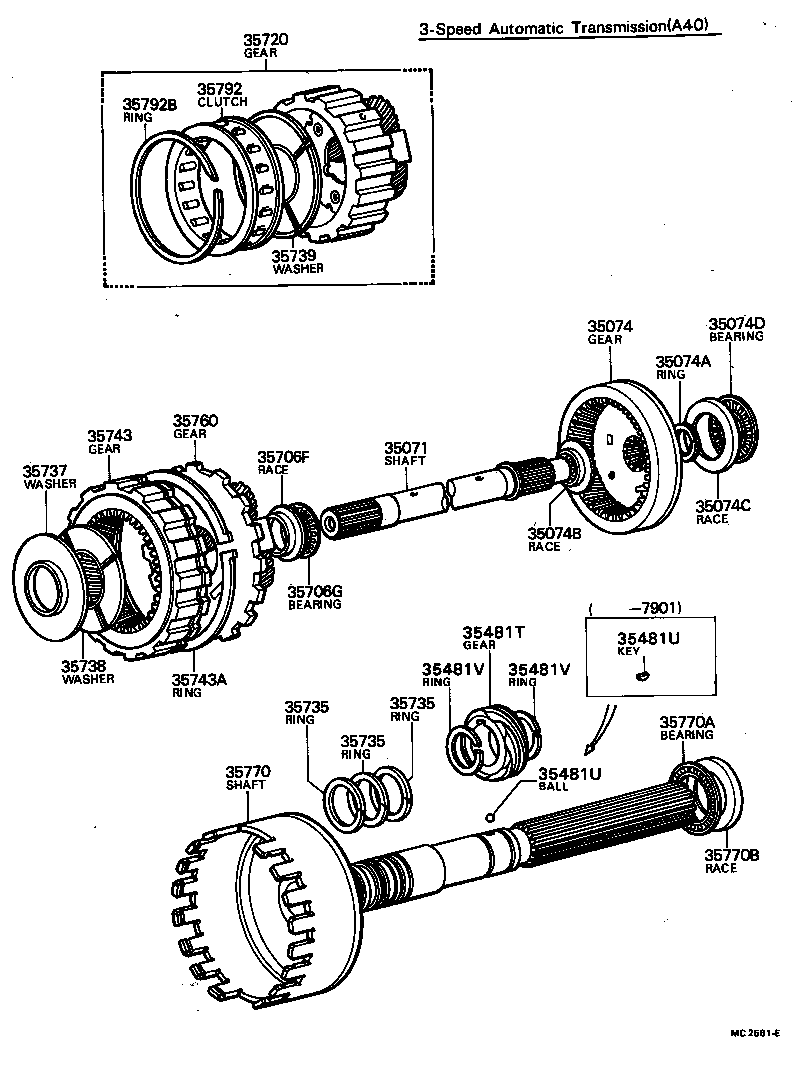  CRESSIDA |  PLANETARY GEAR REVERSE PISTON COUNTER GEAR ATM