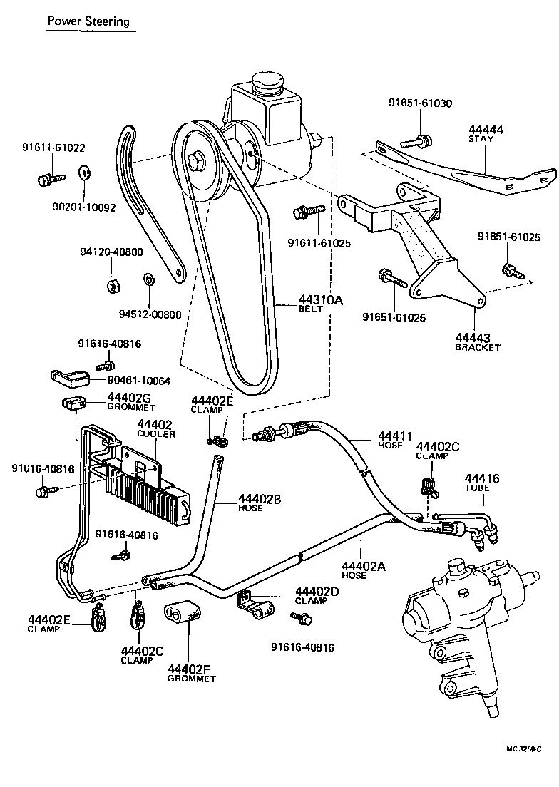  CROWN |  POWER STEERING TUBE