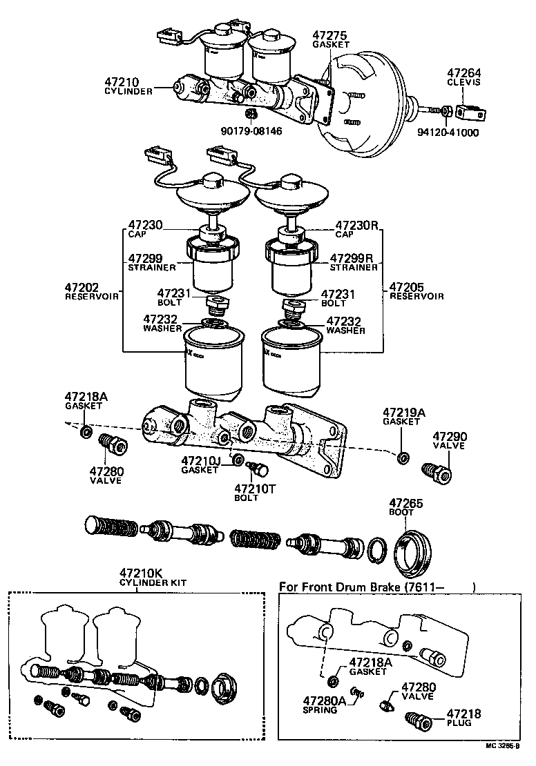  CROWN |  BRAKE MASTER CYLINDER