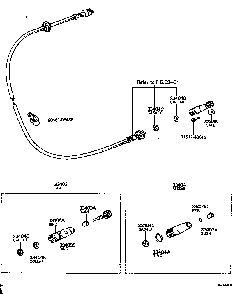  CARINA |  SPEEDOMETER DRIVEN GEAR MTM