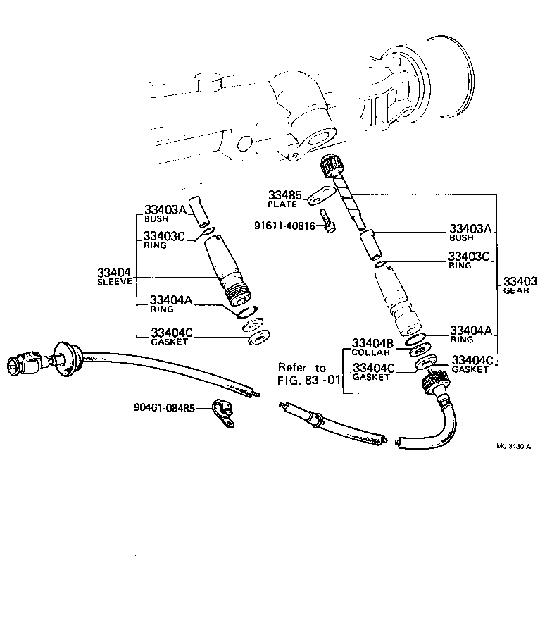  CROWN |  SPEEDOMETER DRIVEN GEAR MTM