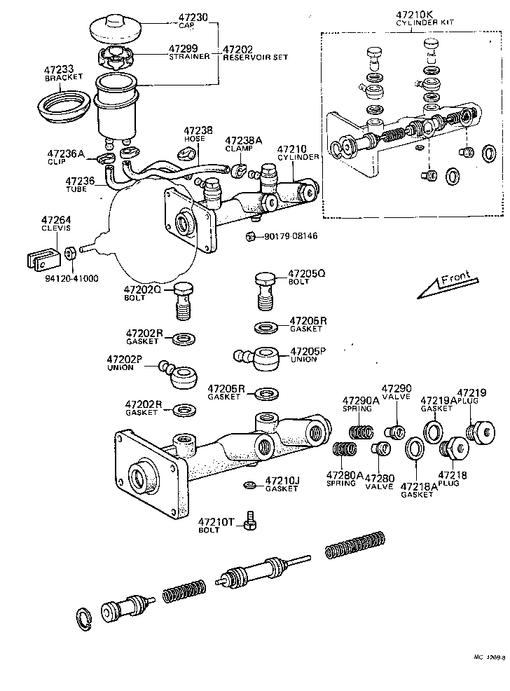  LITEACE |  BRAKE MASTER CYLINDER