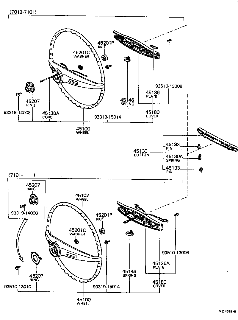  CARINA |  STEERING WHEEL