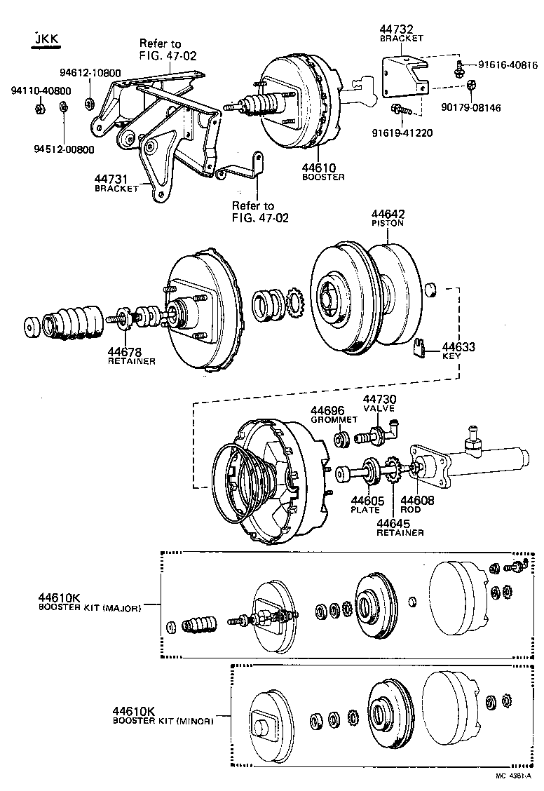  TOYOACE |  BRAKE BOOSTER VACUUM TUBE