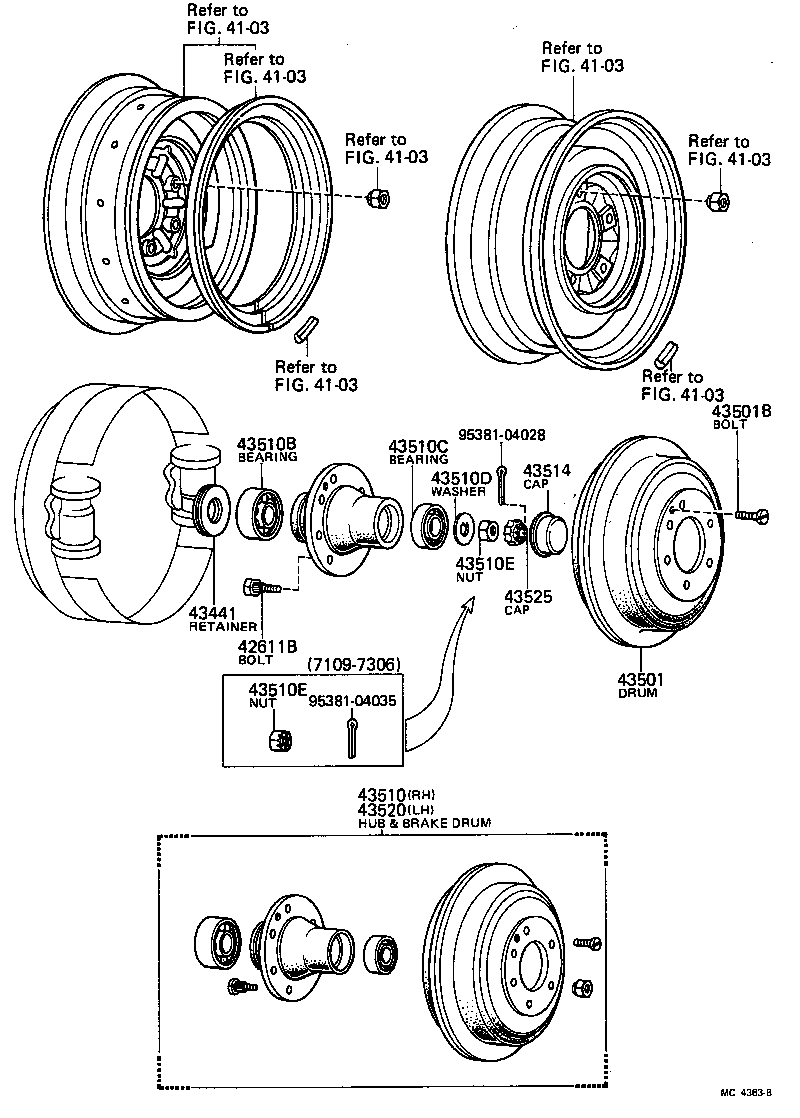  TOYOACE |  FRONT AXLE HUB