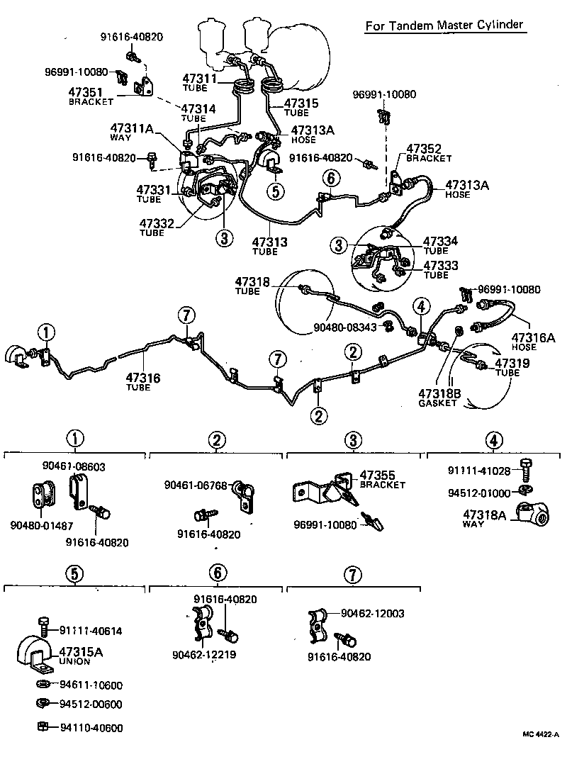  HILUX |  BRAKE TUBE CLAMP