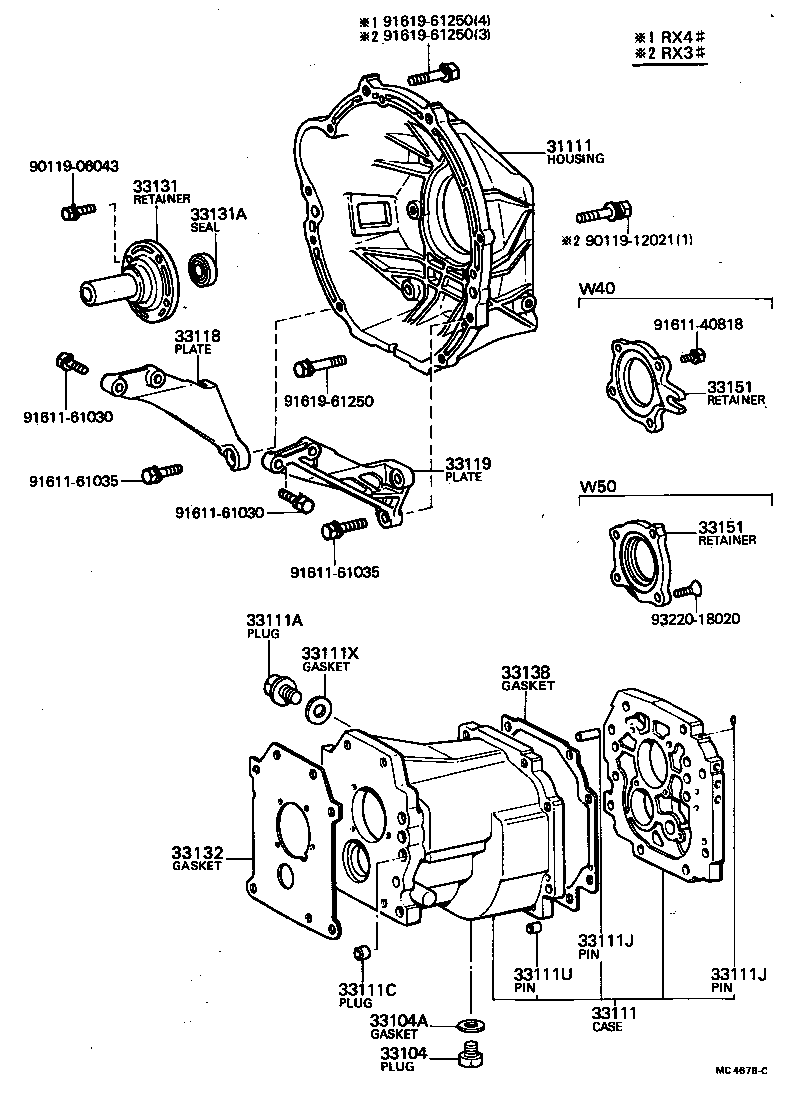  CRESSIDA |  CLUTCH HOUSING TRANSMISSION CASE MTM