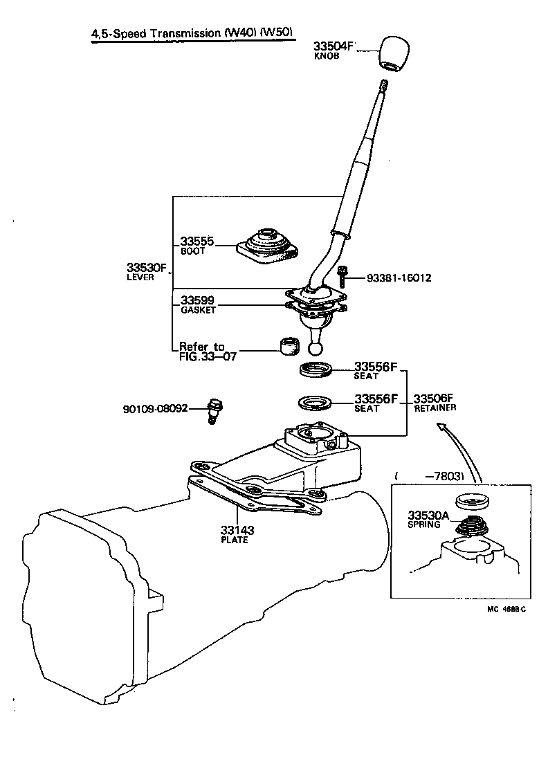  CRESSIDA |  SHIFT LEVER RETAINER