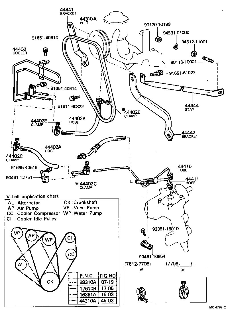 CRESSIDA |  POWER STEERING TUBE
