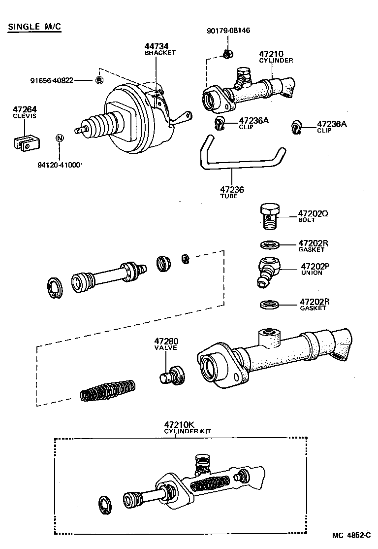  HIACE |  BRAKE MASTER CYLINDER