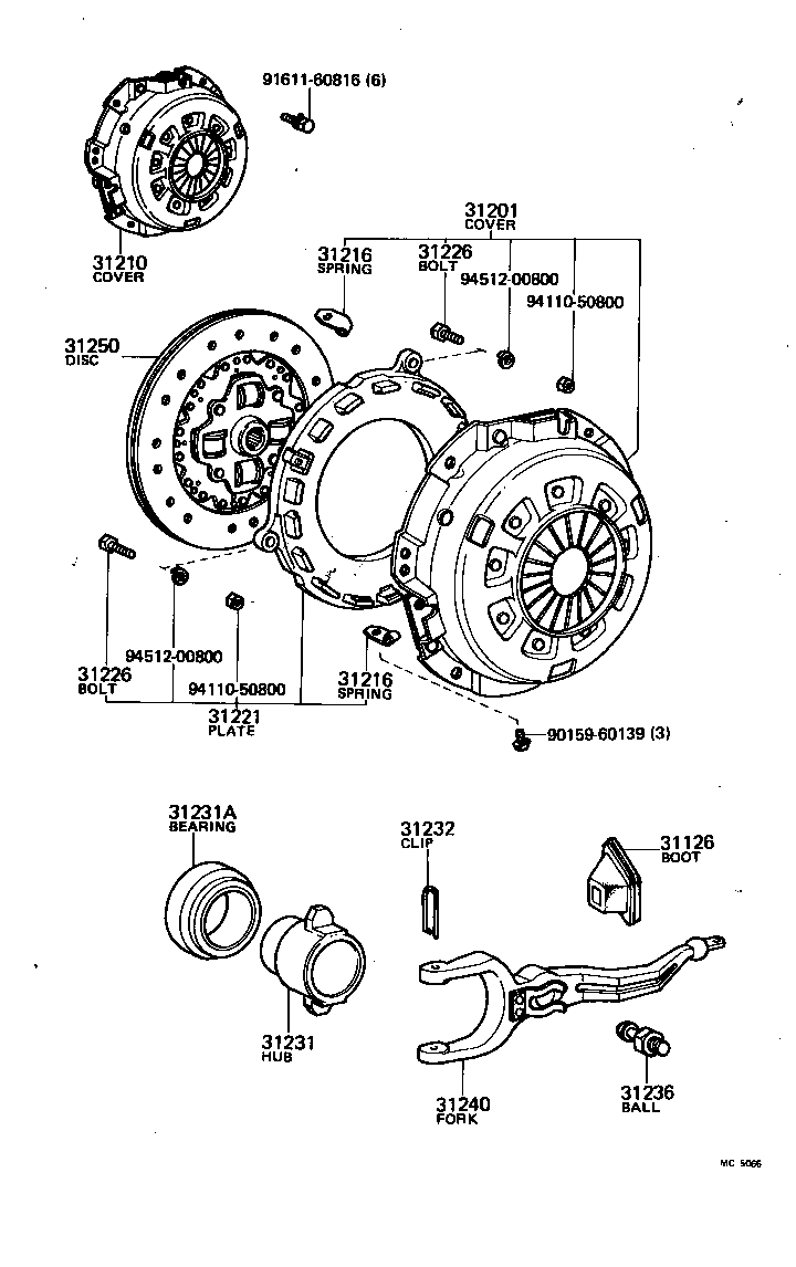  CELICA |  CLUTCH RELEASE FORK