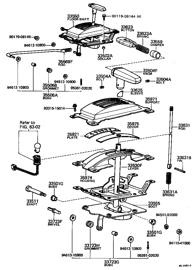  CELICA |  SHIFT LEVER RETAINER