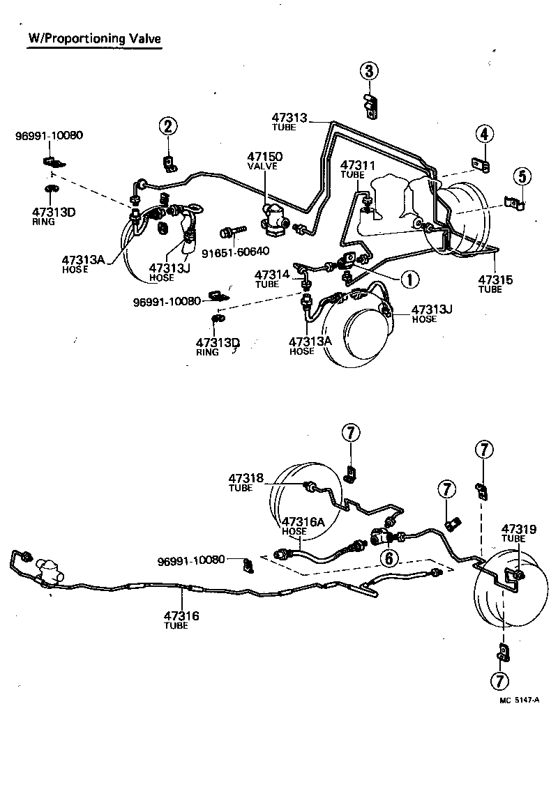  CELICA |  BRAKE TUBE CLAMP