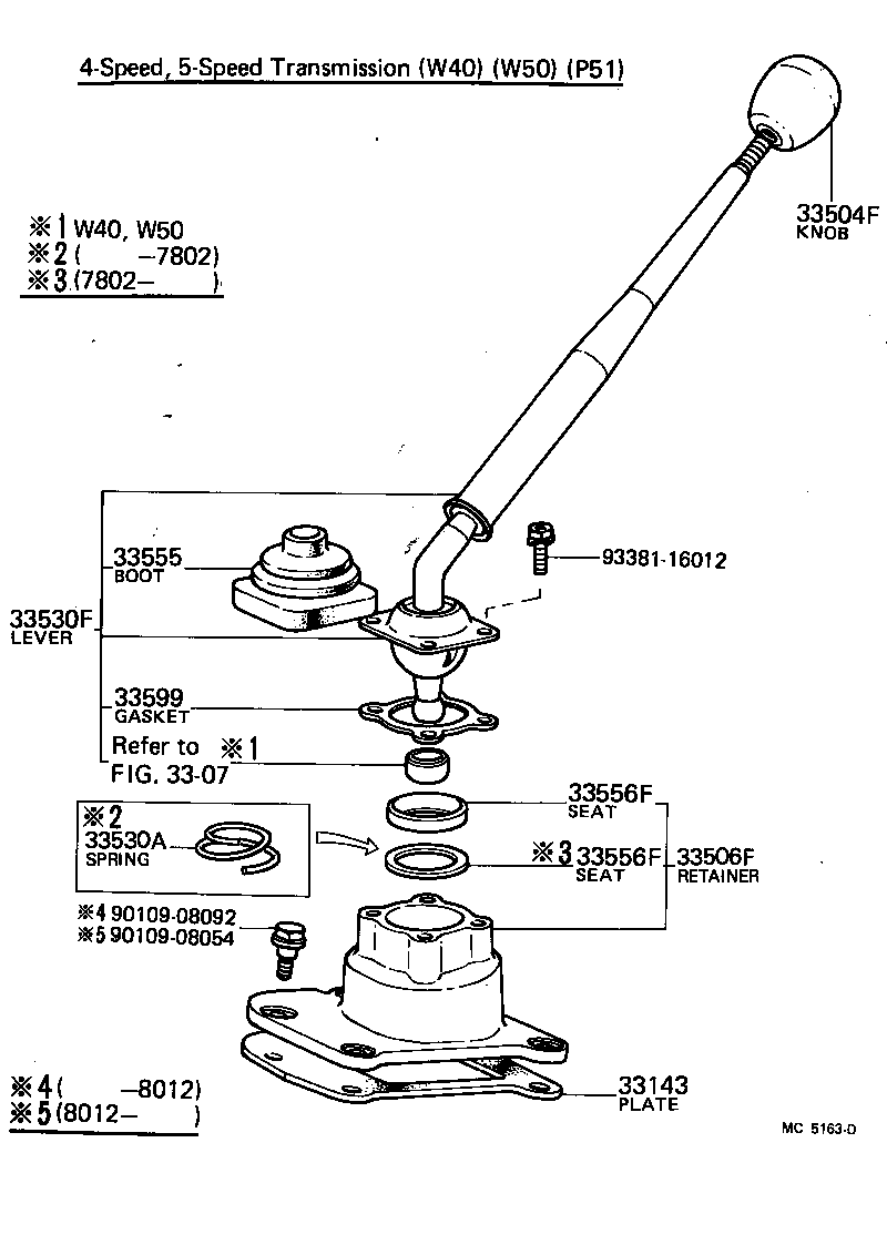  CELICA |  SHIFT LEVER RETAINER