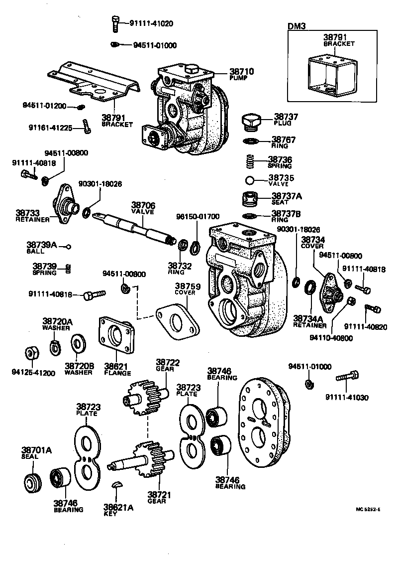  DYNA |  POWER TAKE OFF OIL PUMP