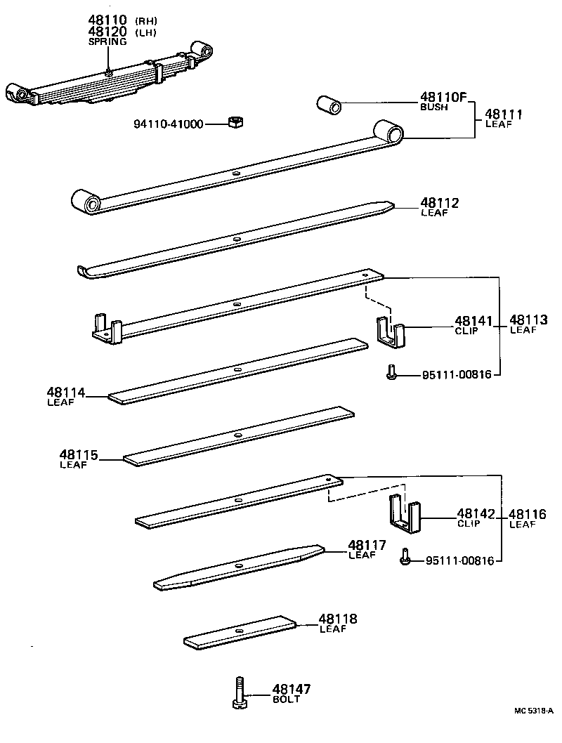  DYNA |  FRONT SPRING SHOCK ABSORBER
