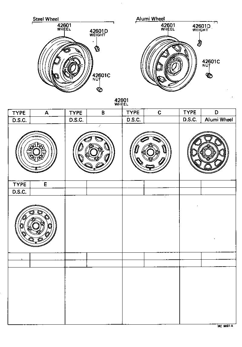  CELICA |  DISC WHEEL WHEEL CAP