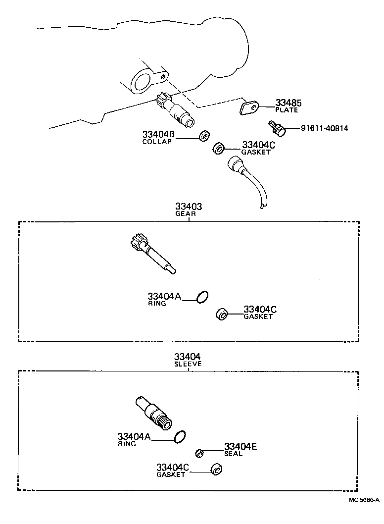  CROWN |  SPEEDOMETER DRIVEN GEAR MTM