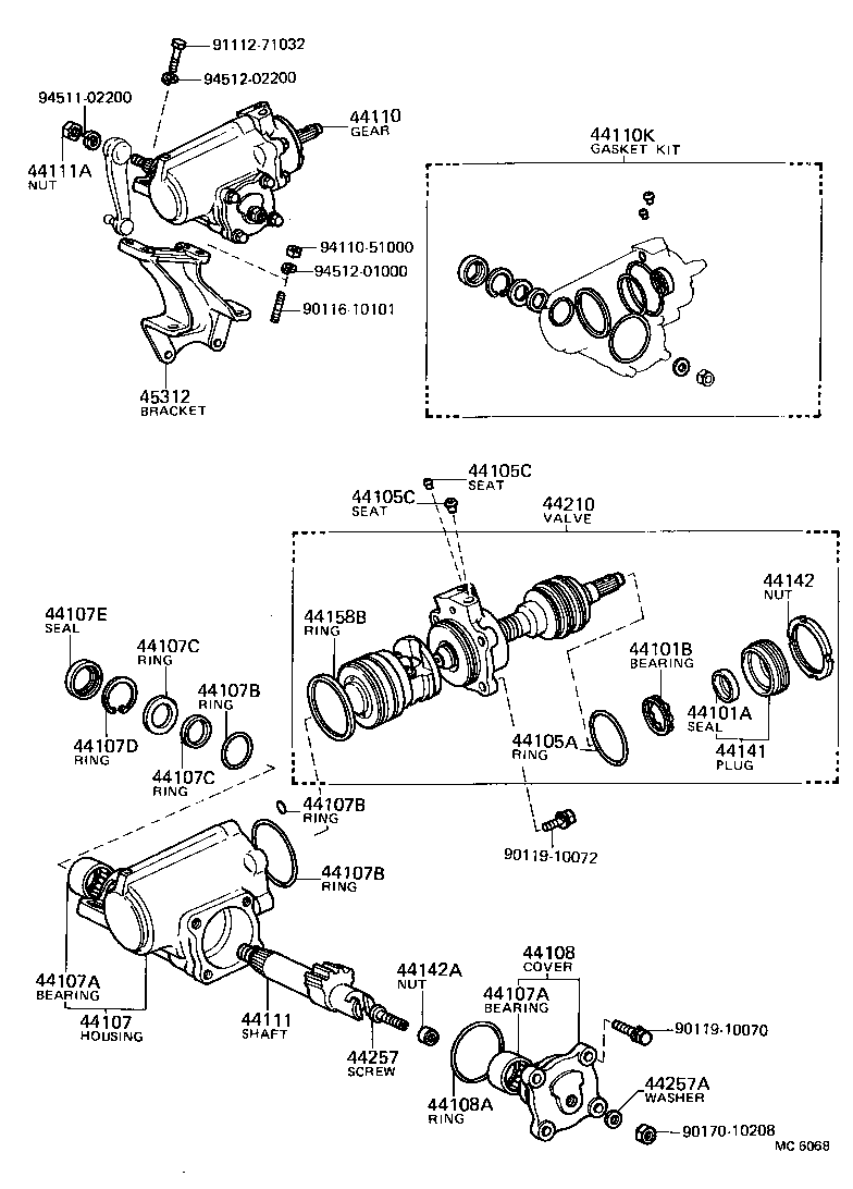  LAND CRUISER 40 45 55 |  STEERING COLUMN SHAFT