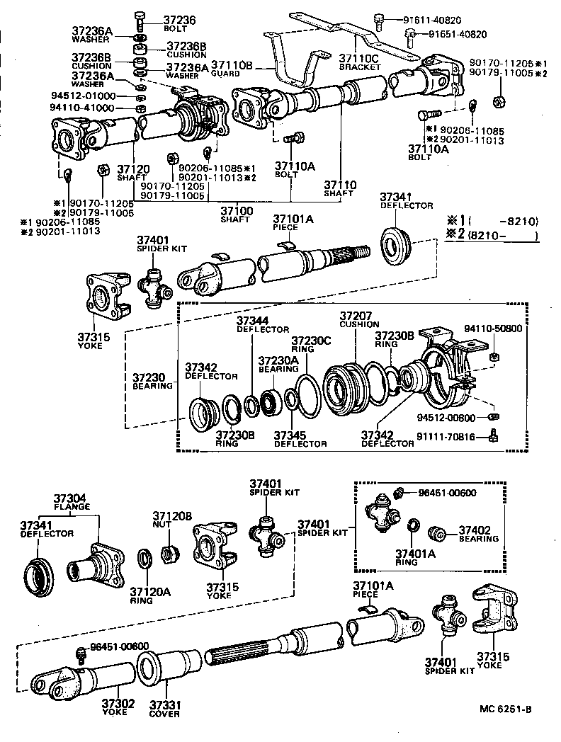  DYNA |  PROPELLER SHAFT UNIVERSAL JOINT