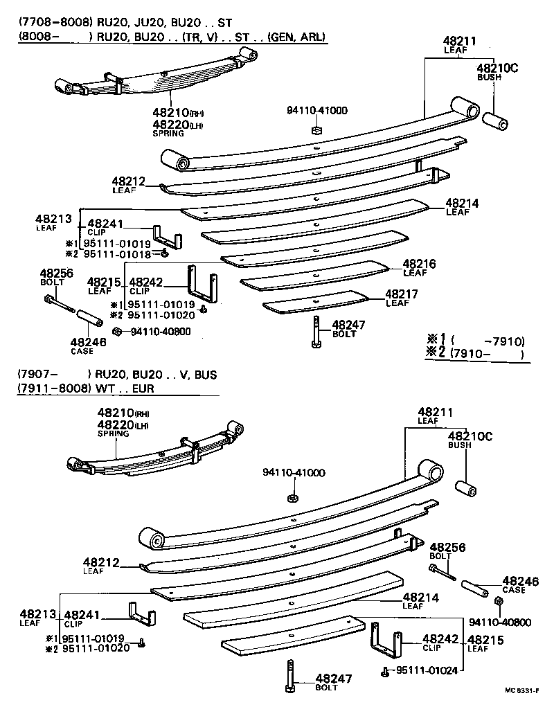  DYNA |  REAR SPRING SHOCK ABSORBER