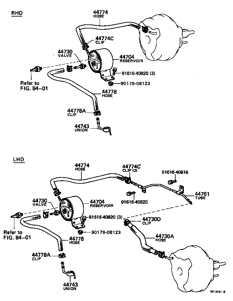  HILUX |  BRAKE BOOSTER VACUUM TUBE