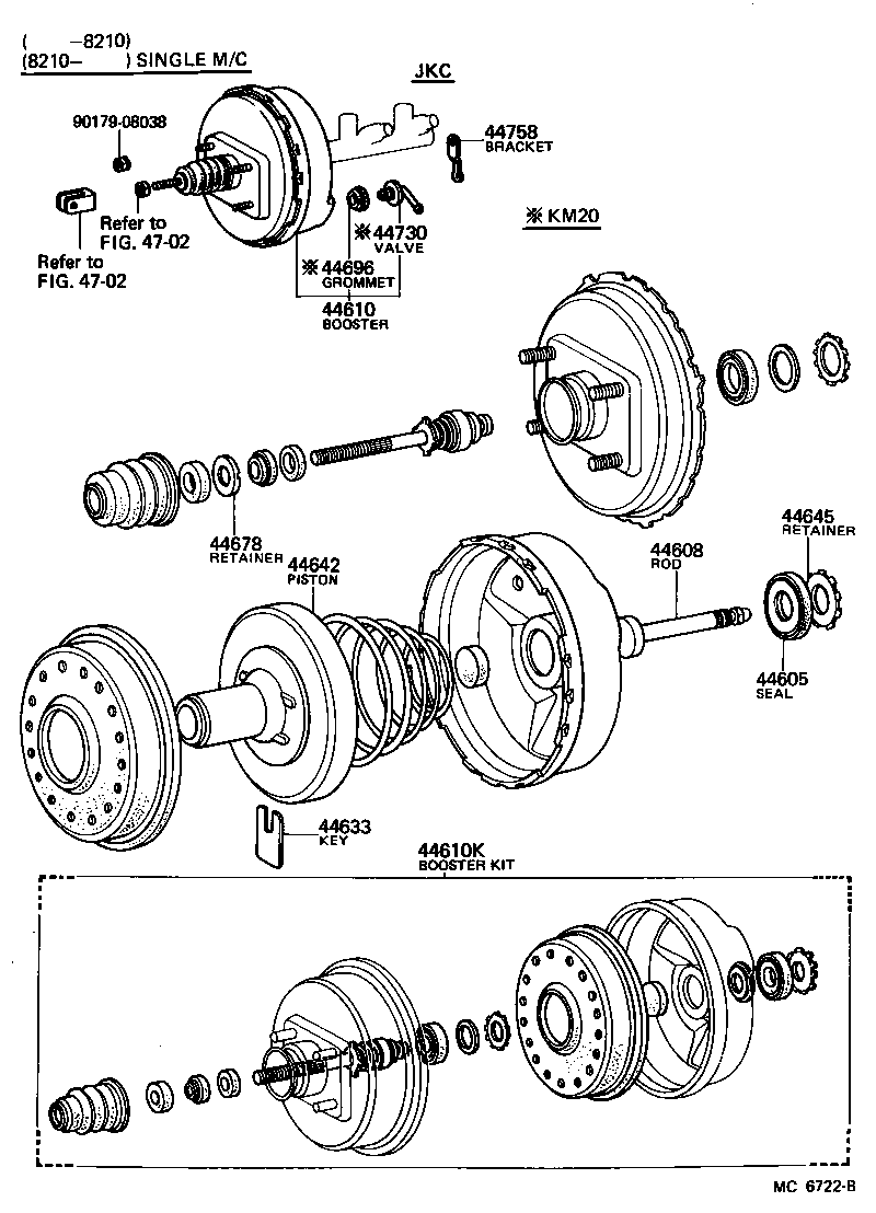  LITEACE |  BRAKE BOOSTER VACUUM TUBE