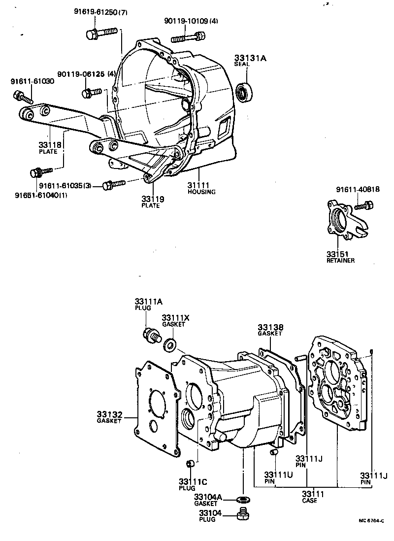  CRESSIDA |  CLUTCH HOUSING TRANSMISSION CASE MTM